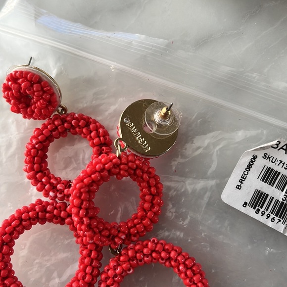 Baublebar red bead earrings - Picture 2 of 3